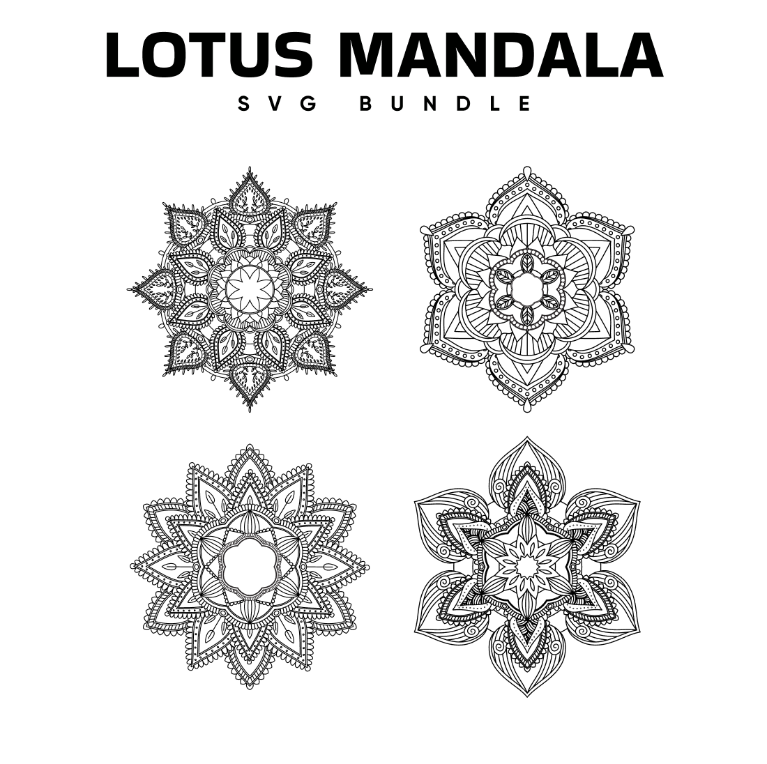 01. lotus mandala svg free svg bundle 1100 x 1100 642