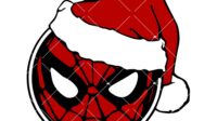 Spiderman Santa Christmas Svg Santa Claus Svg Superhero Svg