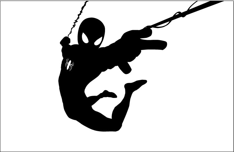 spider man silhouette by ba ru ga d6yg6la fullview