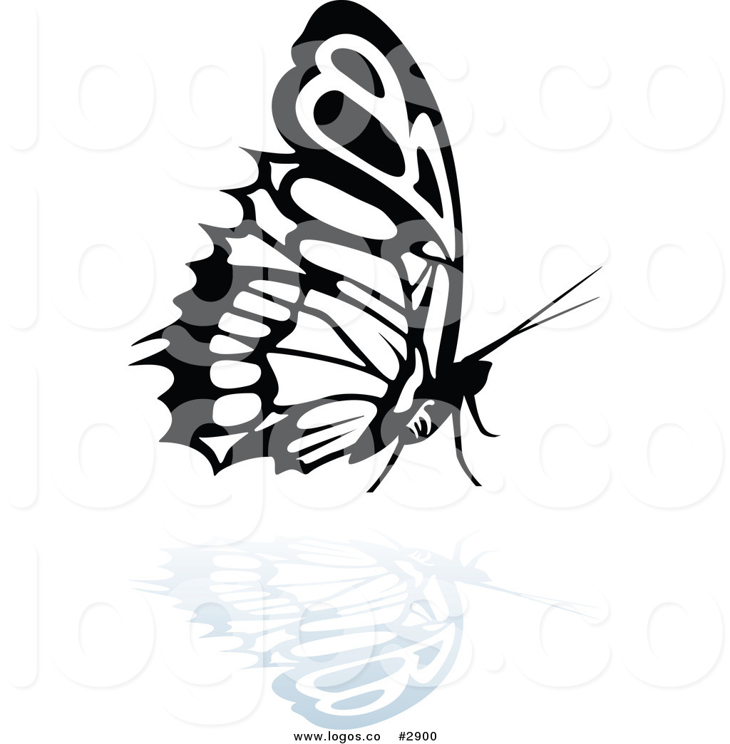 clipart butterfly logo 5