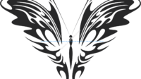 Tribal Butterfly Vector Art 26