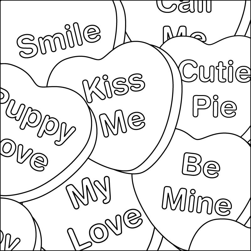 valentine card coloring pages 13