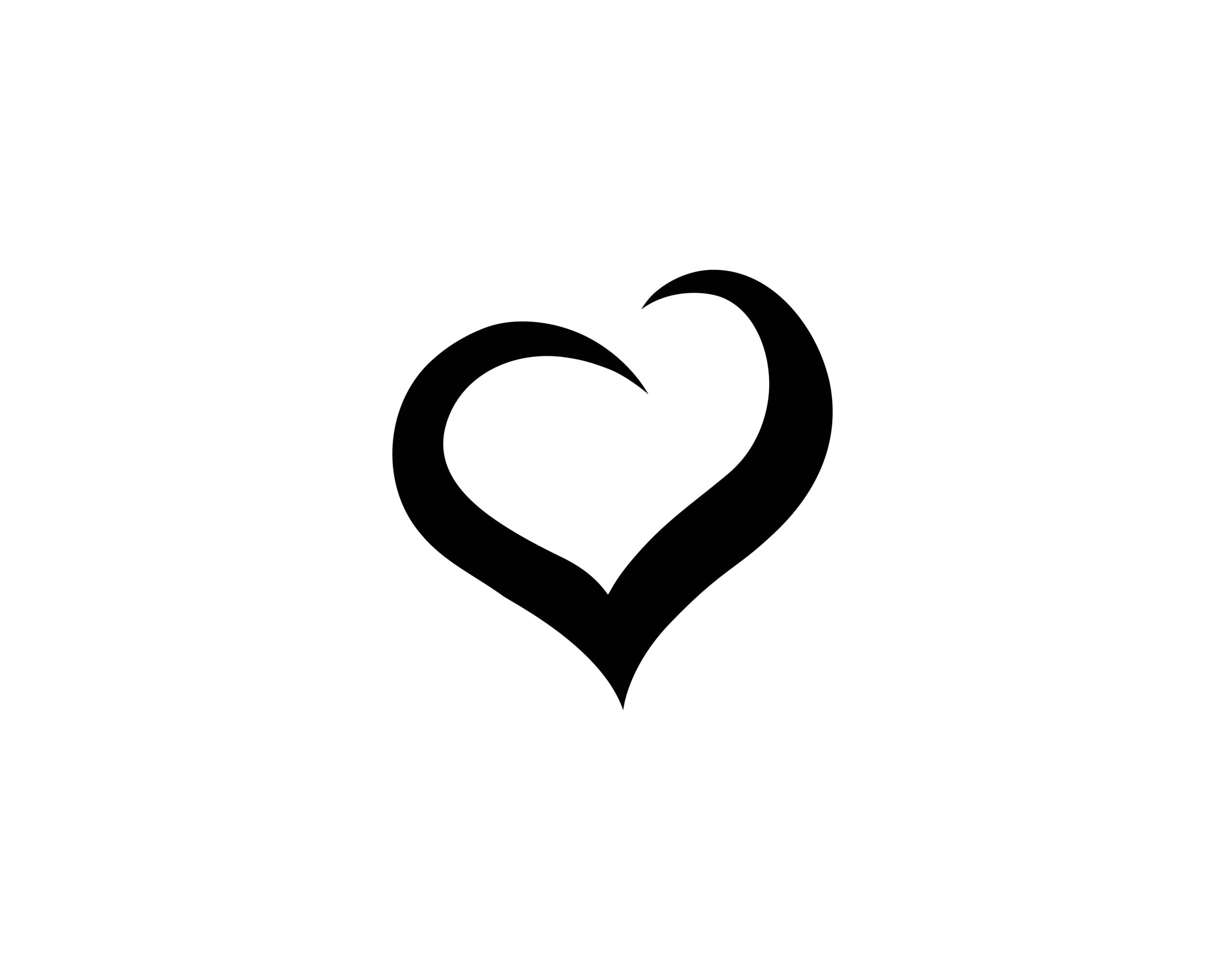 love heart symbol logo templates vector scaled