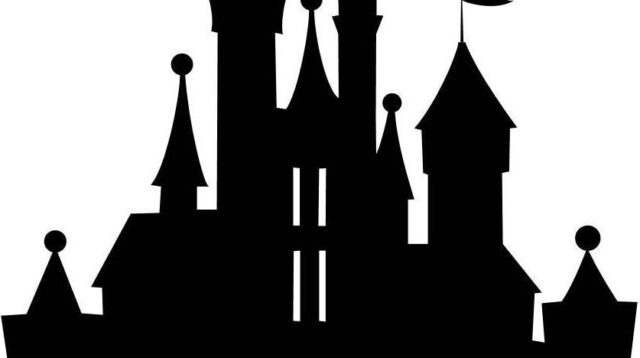 disney castle silhouette 3