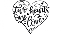 Two Hearts One Love SVG Cut File 9130 1030x1030 1